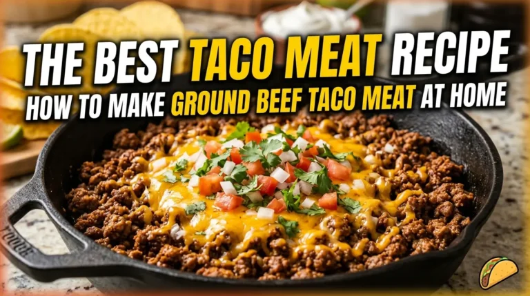 The Best Taco Meat Recipe: How to Make Ground Beef Taco Meat at Home