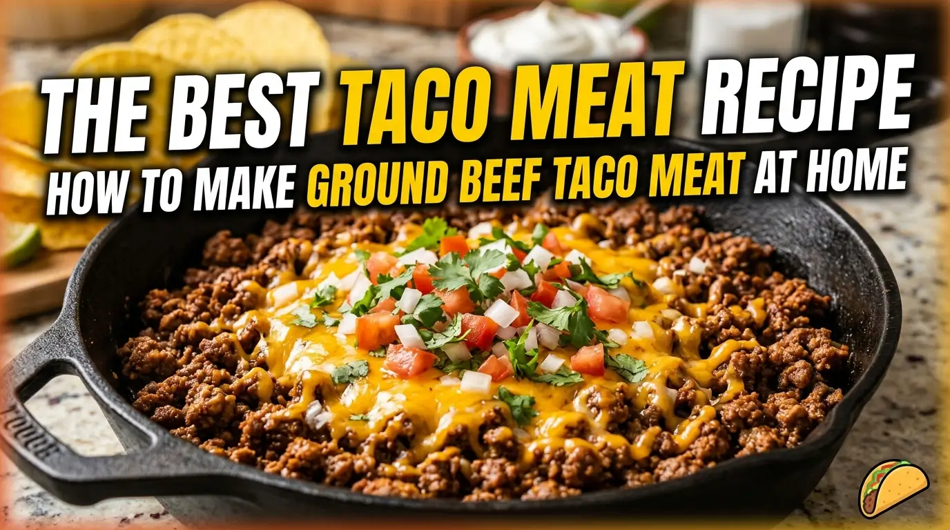 The Best Taco Meat Recipe: How to Make Ground Beef Taco Meat at Home